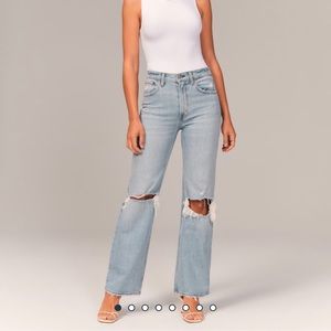 Abercrombie and Fitch High Rise 90s Relaxed Jean
